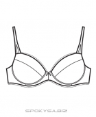 Бюстгальтер Milavitsa (Мілавіца) 11295. Серія "Силует"