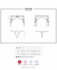 Пояс для панчіх Obsessive 854-GAR-1 garter