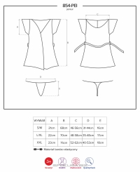 Пеньюар Obsessive 854-PEI-1 PEIGNOIR