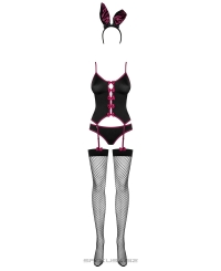Obsessive BUNNY SUIT black