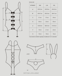 Obsessive BUNNY SUIT black