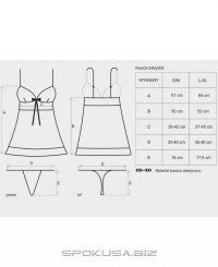 Комплект Obsessive MUSCA BABYDOLL